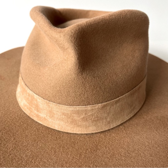 Lack of Color Australian Wool Wide Brim Fedora Rancher Hat - Picture 4 of 10